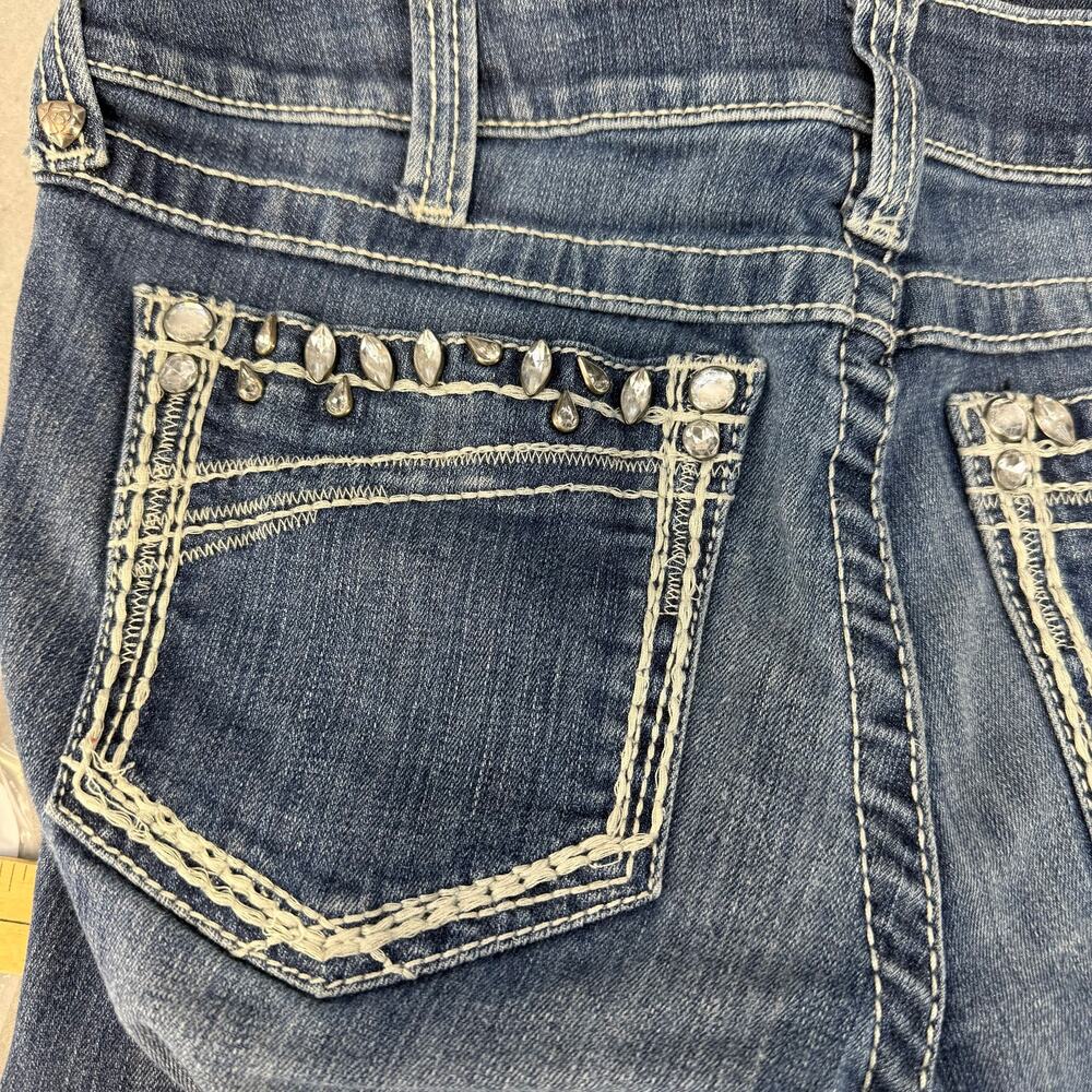 Ariat Jeans Women's 30L (10) Blue Ruby Tall Cowgirl Western Bootcut Vintage - Picture 5 of 16